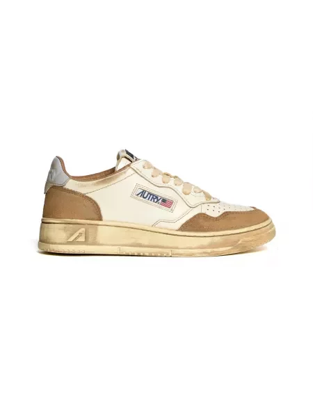 Sneakersy Autry retro białe