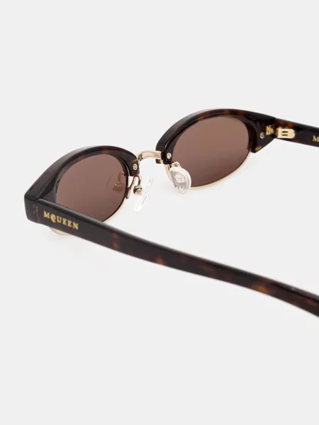 Alexander McQueen ochelari de soare maro