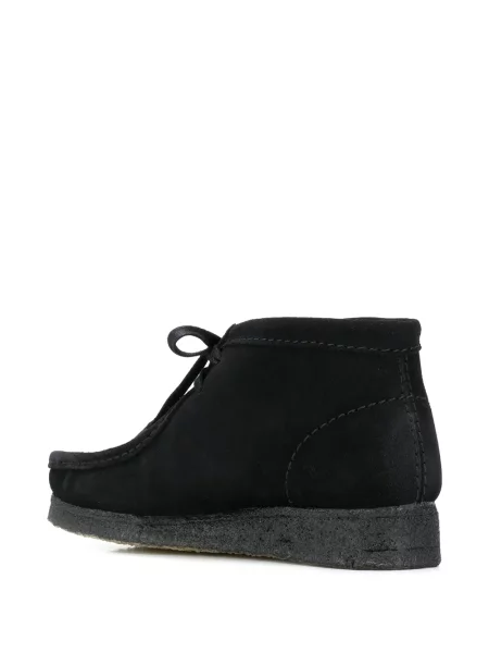 Šněrovací krajkové desert boots Clarks Originals černé
