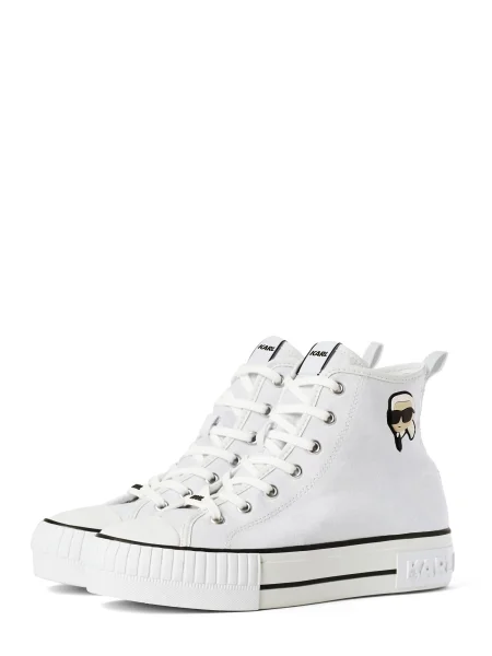 Modne superge KARL LAGERFELD White Canvas bela