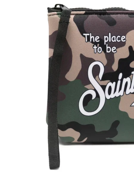 Geantă plic Mc2 Saint Barth cu model camuflaj verde