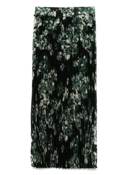 Fustă midi Scotch & Soda până la genunchi verde