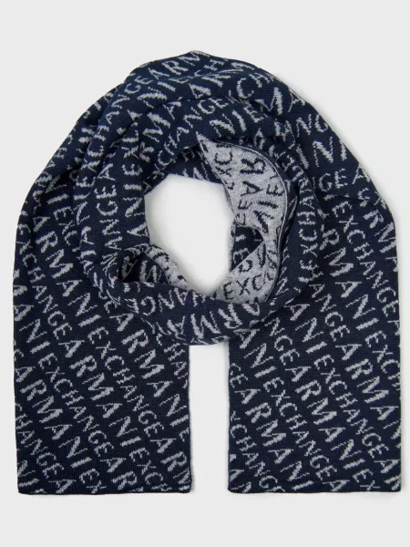 Шарф Armani Exchange синій