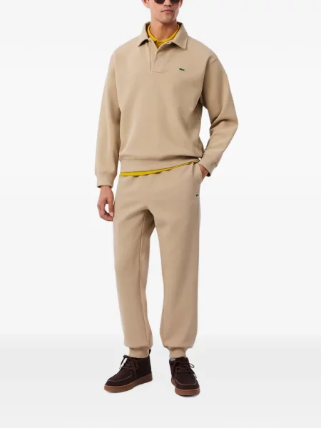 Pantaloni Lacoste alergare cu autograf