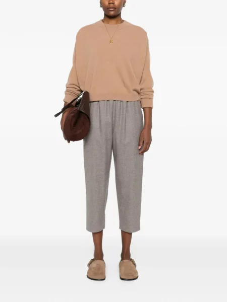 Pulover Alberta Ferretti cu decolteu rotund lung