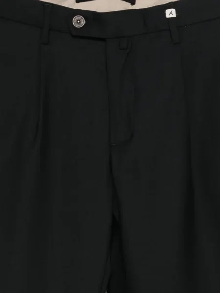 Pantaloni Myths plisate negru