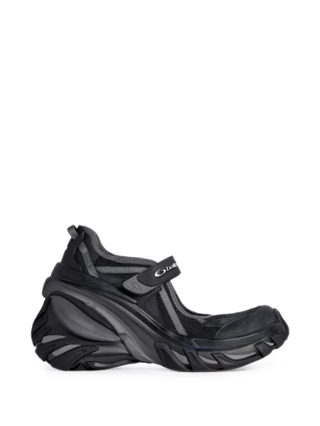 Sneakerși Balenciaga plasă cu bretele negru