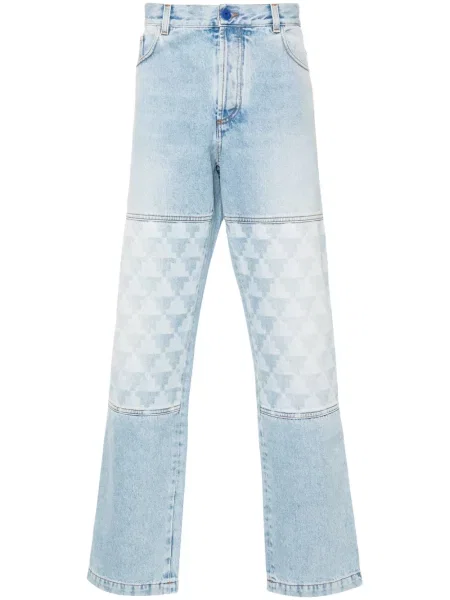 Дънки Marcelo Burlon Laser Cross Dnm Straight Pant синьо