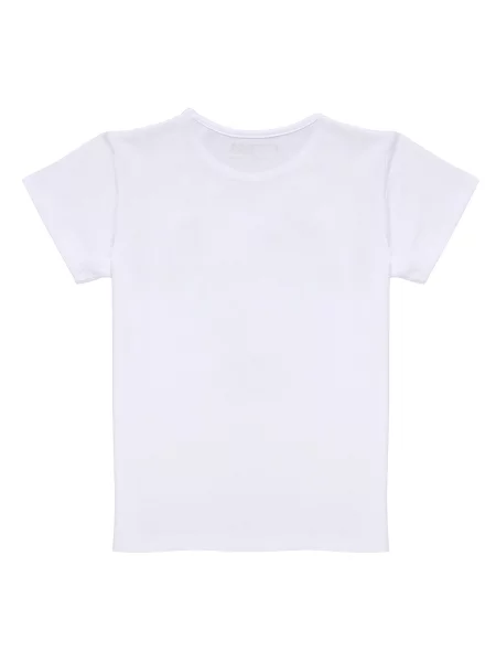 Tricou copii Guess alb