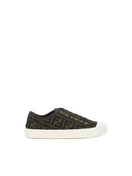 Sneakersy Fendi brązowe