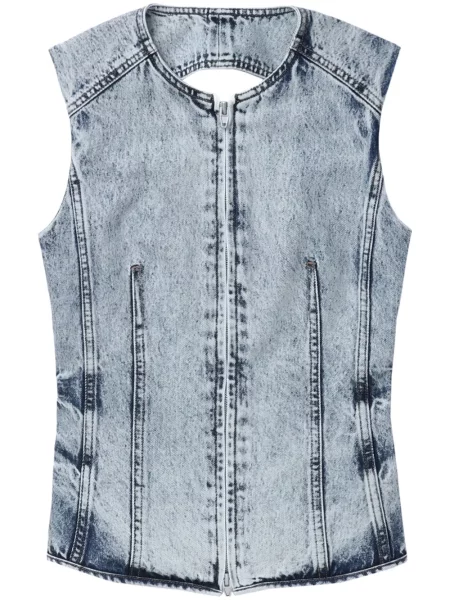 Kamizelka jeansowa Juun.j niebieska