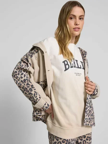 Kurtka jeansowa o kroju oversized z bawełny Lala Berlin