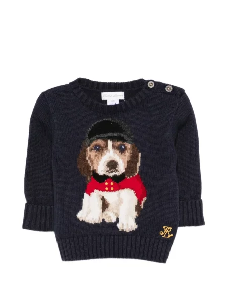 Sweter dziecięcy Polo Ralph Lauren niebieski