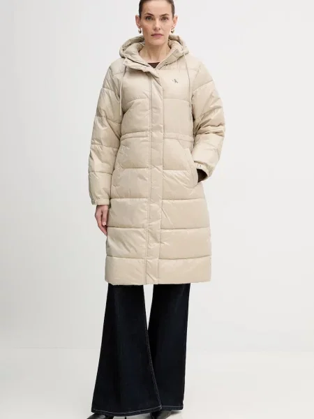 Calvin Klein Jeans kurtka zimowa beżowy