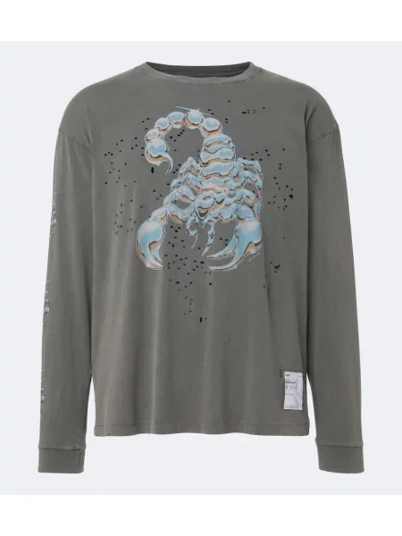Tricou Satisfy cu imagine din jerseu gri