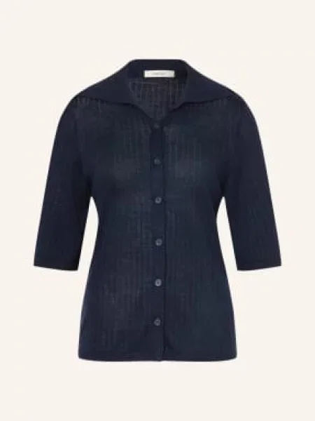 Selected Kardigan blau granatowy