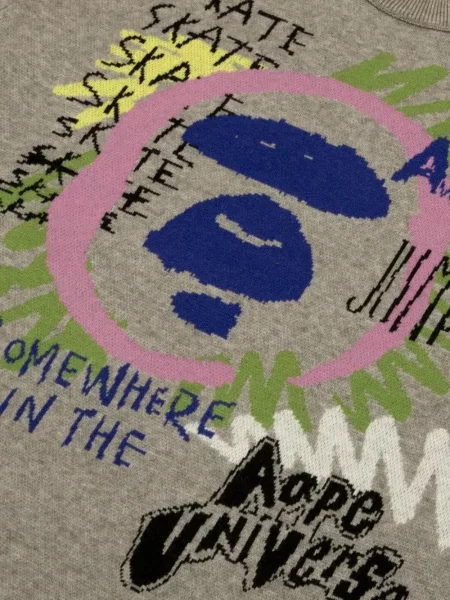 Pulover Aape By A Bathing Ape gri