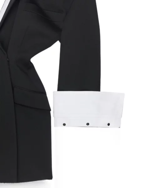 Rochie mini Givenchy de lână cu umerii deschiși negru