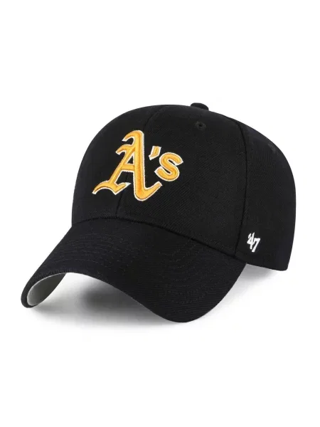 Czapka z daszkiem do baseballu Brand Oakland Athletics Raised czarna