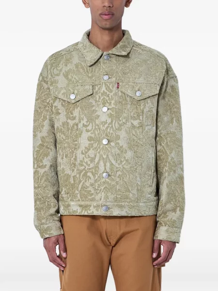 Geacă de blugi Junya Watanabe cu model floral