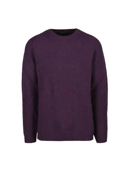 Sweter Daniele Fiesoli wełniany fioletowy