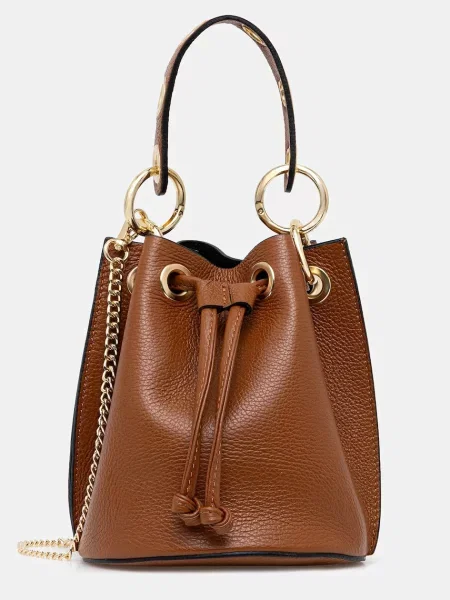 Usnjena torbica Answear.LAB rjava