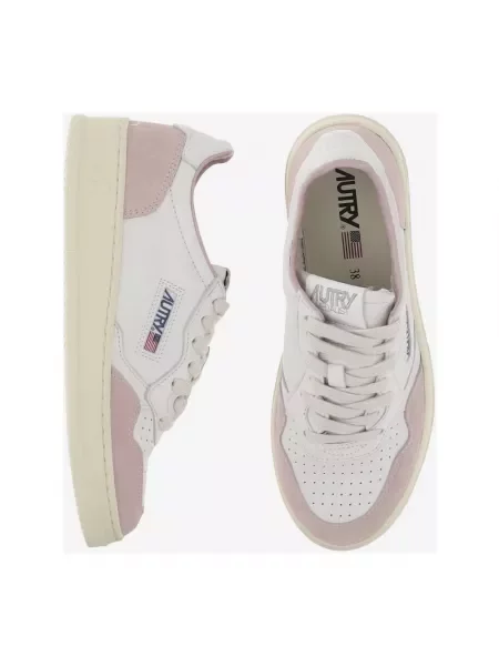 Sneakersy Autry biznesowe białe