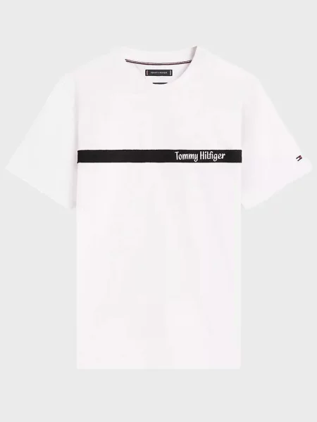 Футболка Tommy Hilfiger в полоску белая