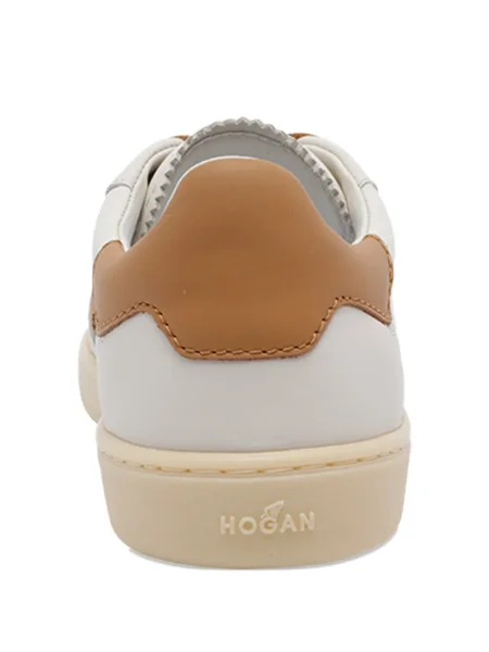Sneakerși Hogan din piele alb