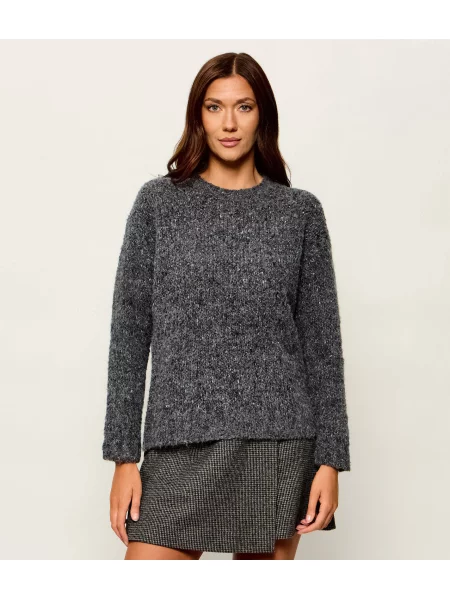 Weekend MaxMara De lână pulover Wkdhobby | Relaxed fit gri