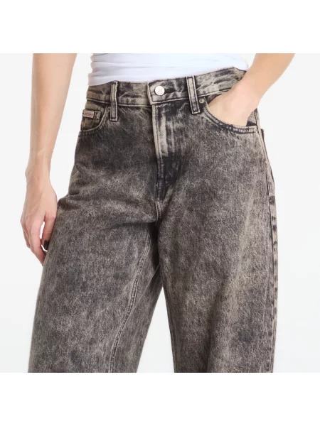 Nohavice Calvin Klein hnedá