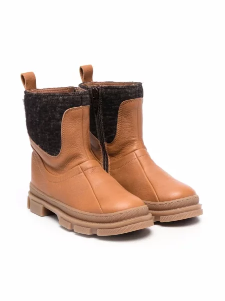 Buty do kostki dziecięce Pèpè brązowe