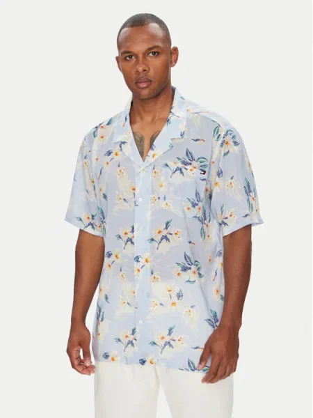 Tommy Hilfiger Риза Bowling светлосиньо