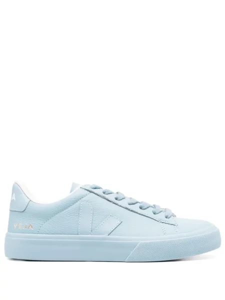 Sneakerși Veja Campo cu șireturi din dantelă albastru