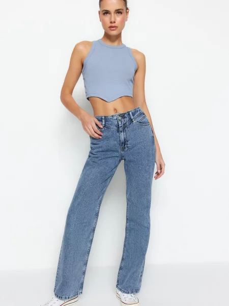 Blugi Trendyol albastru