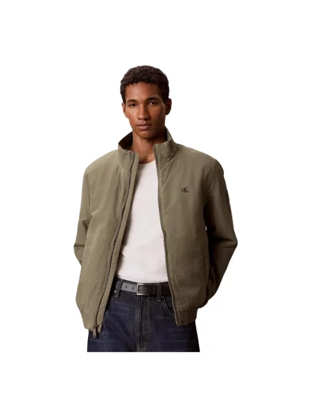 Kurtka jeansowa Calvin Klein Jeans zielona