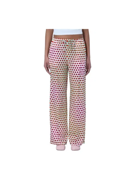 Spodnie Dries Van Noten czerwone
