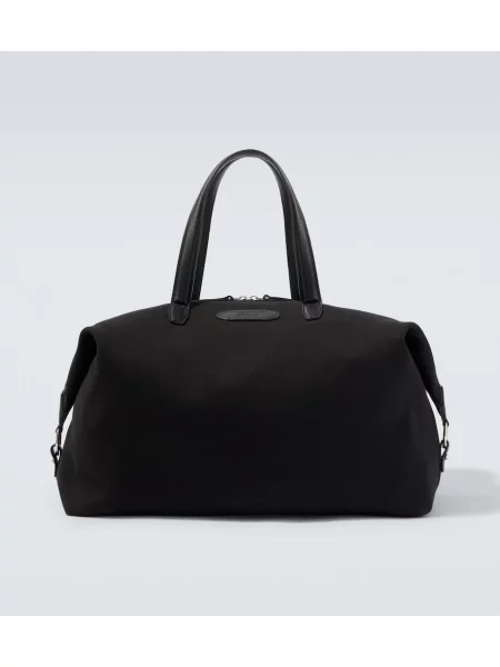 Geantă Brioni din piele negru