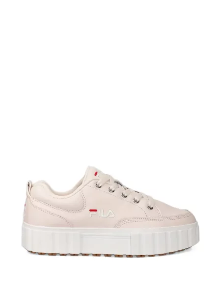 Sneakerși Fila cu broderie roz