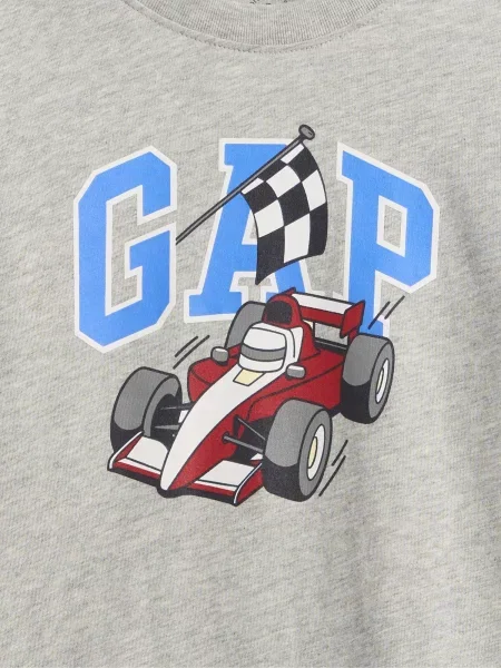 Tricou copii Gap gri