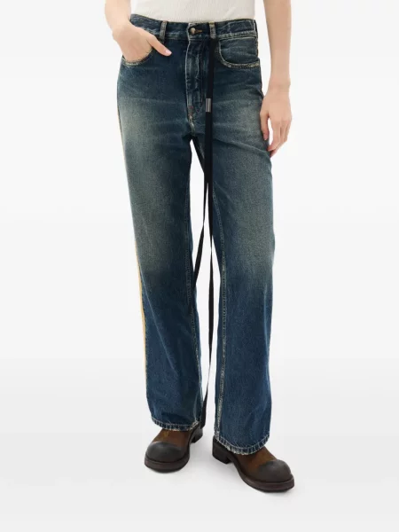 Jeansy Ann Demeulemeester w paski niebieskie