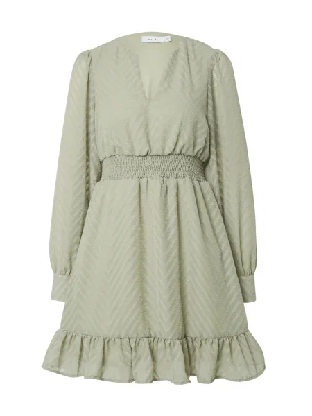 VILA Obleka BINE pastelno zelena
