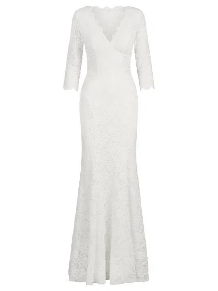 Kraimod Rochie de seară murdar alb