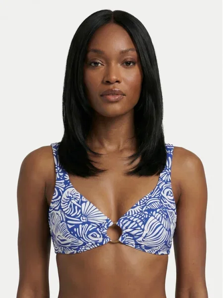 Seafolly Bikini partea de sus C Shells albastru