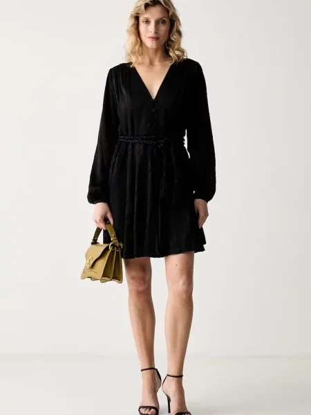 Marciano by Guess rochie cu vâscoză HADIL negru