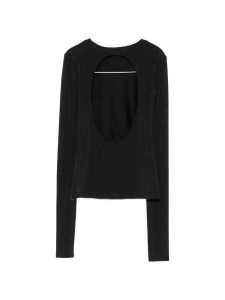 Lung top Parlor negru