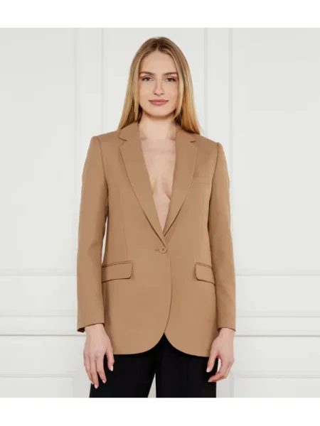 Michael Kors Sacou | Oversize fit cu adaos de lână maro