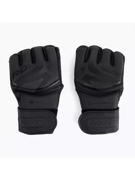 Rękawice grapplingowe RDX Grappling Glove matte black czarne