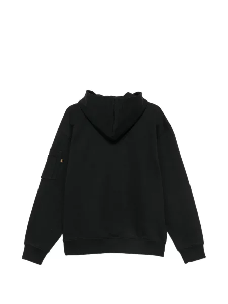 Hoodie Alpha Industries με σχέδιο μαύρο