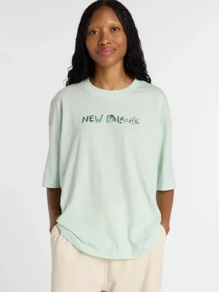 Спортивна футболка New Balance зелена
